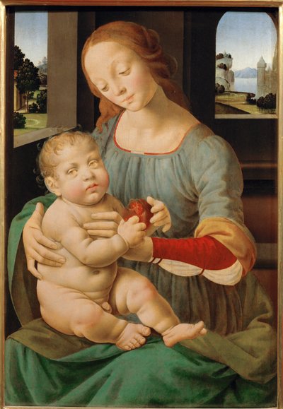 Madonna (maleri på træ) af Lorenzo di Credi