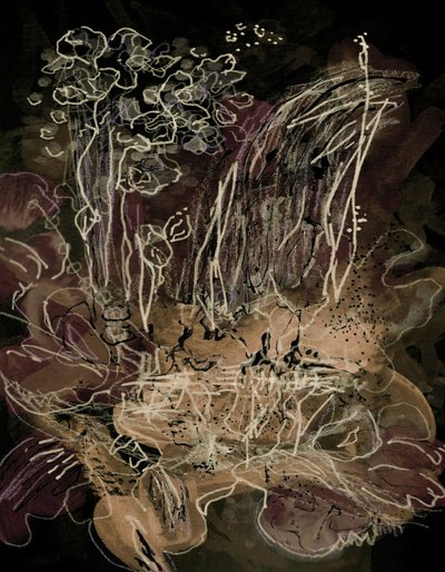 Orchid Bloom Midnight Mocha af Lori Ann Folz