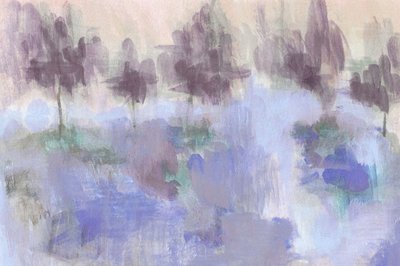 Tree Park 2 Periwinkle Blue af Lori Ann Folz