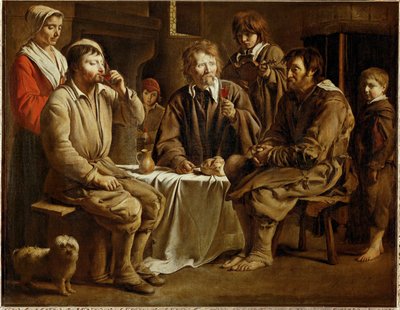 Et måltid for bønder ... af Louis (attr. to) Le Nain
