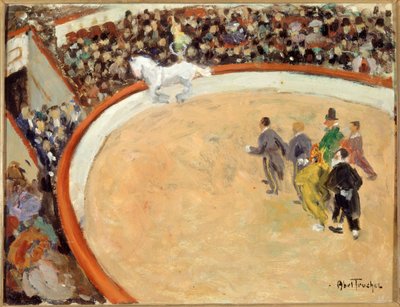 Fransk: Le cirque Médrano, boulevard Rochechouard af Louis Abel Truchet