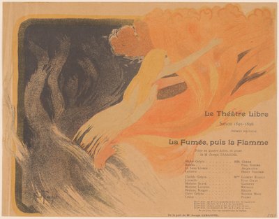 The Free Theatre: The Smoke, then the Flame, 24. oktober 1895. af Louis Abel Truchet