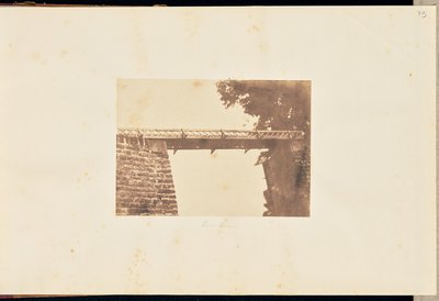 Pont Perain af Louis Alphonse Davanne