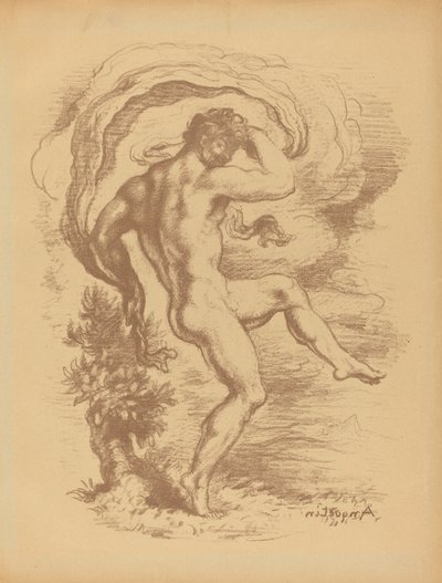Danser nøgen af Louis Anquetin