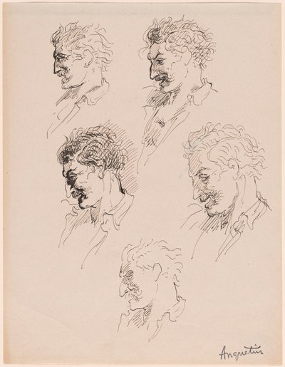Hovedstudier af Louis Anquetin