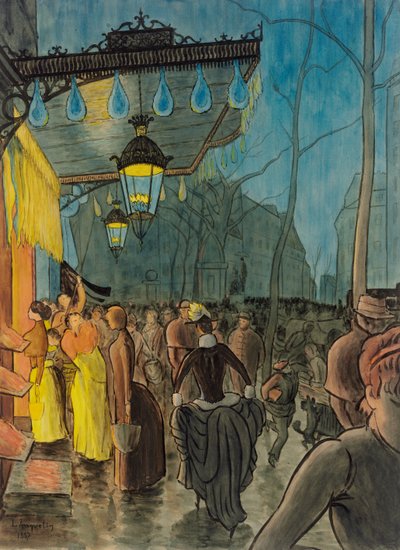 Avenue de Clichy, Paris af Louis Anquetin