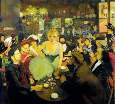 Det indre af Bruant (Aristide af Louis Anquetin