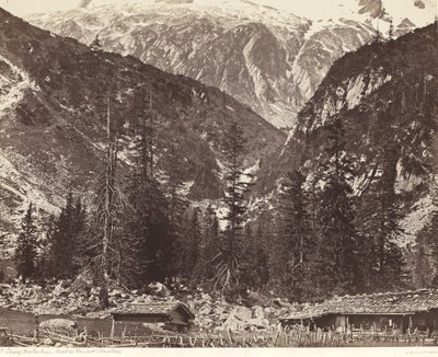Chalet de Handeck, Hasli Valley, kanton Bern, Schweiz af Louis Auguste Bisson and Auguste Rosalie Bisson