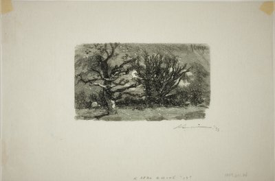Au Dormoir de Lantara af Louis Auguste Lepère