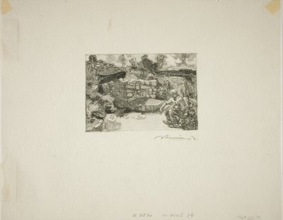 Stenhuggerens hytte af Louis Auguste Lepère