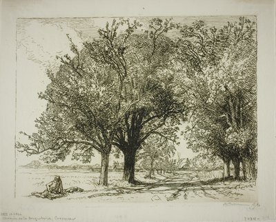 Vejen til Brick-Kiln af Louis Auguste Lepère