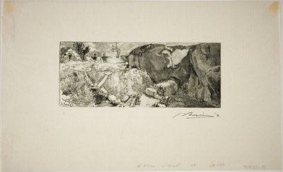 Sandstensbrud af Louis Auguste Lepère