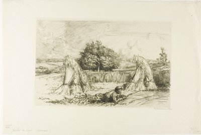 Skiver af rug af Louis Auguste Lepère