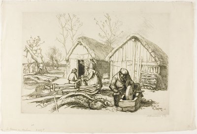 Skovhuggerens hus af Louis Auguste Lepère