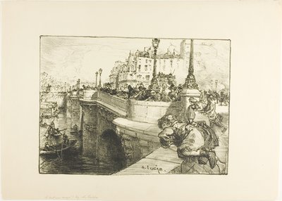 Der er et flydende lig af Louis Auguste Lepère