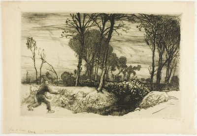 Vinteraften af Louis Auguste Lepère