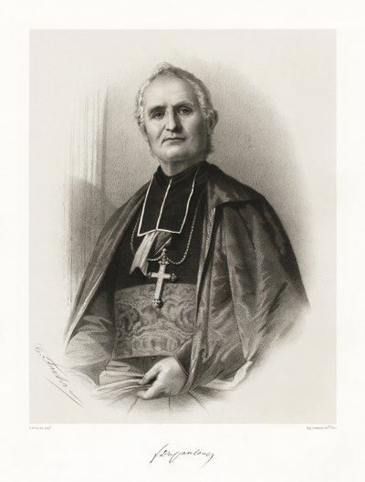 Félix Dupanloup, 1865-66 af Louis Benoit Antoine Tuerlinckx