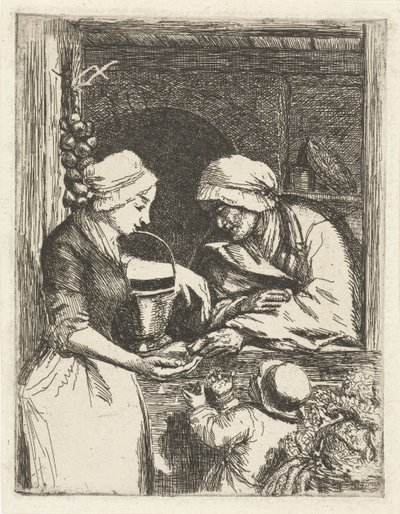 grøntsagssælger af Louis Bernard Coclers