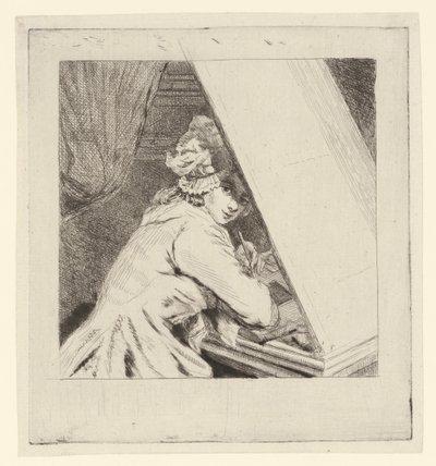 Portræt Marie-Lambertine Coclers, at leaf vituur af Louis Bernard Coclers
