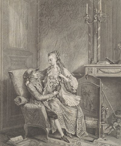 The Morning The Happy Union, efter 1789. af Louis Bosse