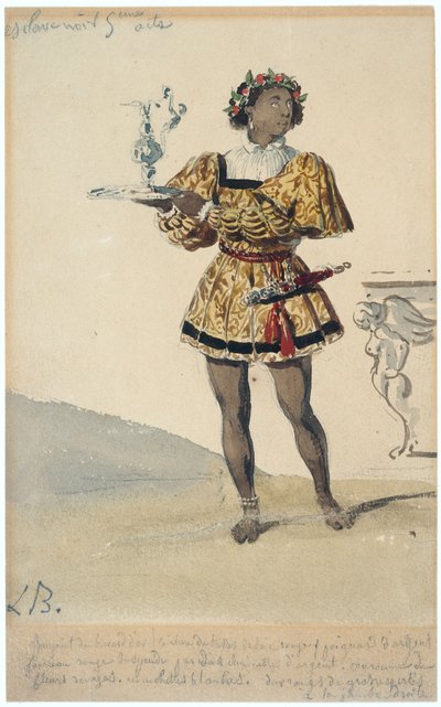 Sort slave af Louis Boulanger
