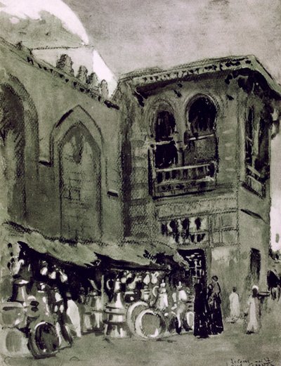 Kobberhandler, Cairo, Egypten, 1928 af Louis Cabanes