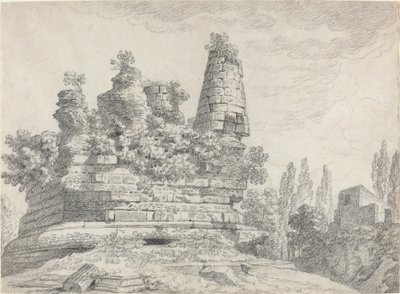 Horatiernes og Curatiernes grav i Albano af Louis Chaix