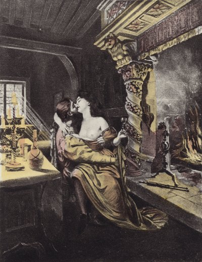 Rinaldo dAsti og enkefruen, anden dag, anden historie af Louis Chalon