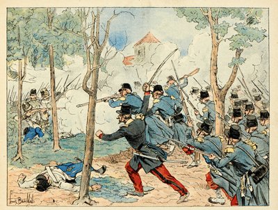 Illustration taget fra bogen "Århundredes helte", anekdotiske oplæsninger af Dick de Lonlay og illustreret af Louis Bombled (1862-1927) af Louis Charles Bombled