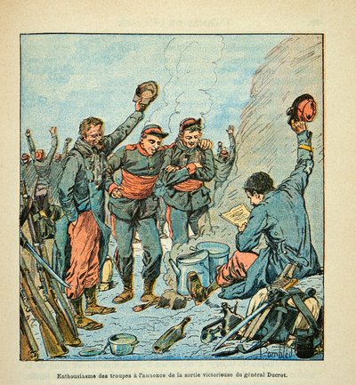 The Army of the Loire af Eugene Sergent, dit Grenest, illustreret af Louis Bombled (1862-1927) (den fransk-tyske krig; felttog 1870 -1871): General Ducrots udgang ved kl. af Louis Charles Bombled