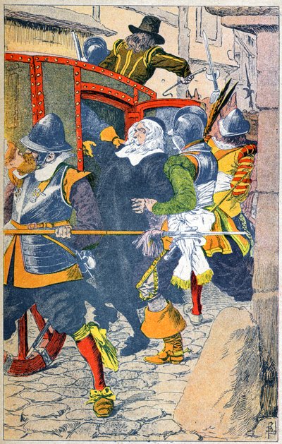 Fronde: Pierre Broussel af Louis Charles Bombled