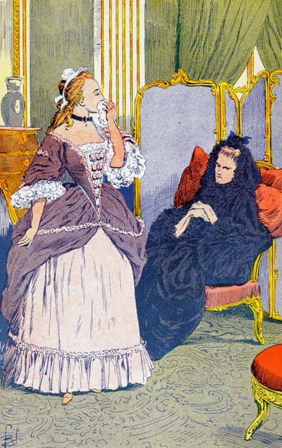 Fru af Luxembourg og Prinsessen af Robecq af Louis Charles Bombled