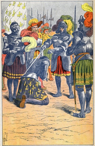 Opblødning af Francois 1 af Louis Charles Bombled