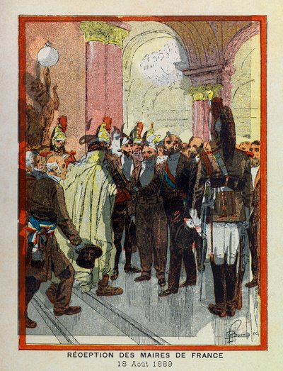 The Grand Jornees of the Hotel de Ville de Paris af A. Mercier, illustreret af Louis Bombled (1862-1927): 18. august af Louis Charles Bombled