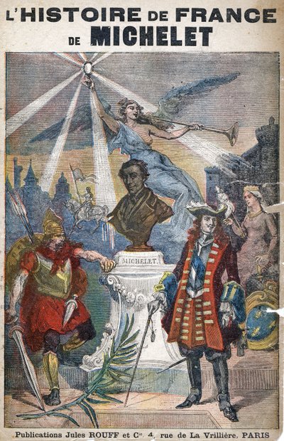 The History of France, af Michelet, ca. 1900 (illustration) af Louis Charles Bombled
