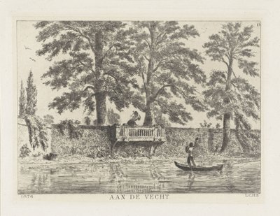 Samtale om havemuren At the Battle (titel på objekt) af Louis Charles Hora Siccama
