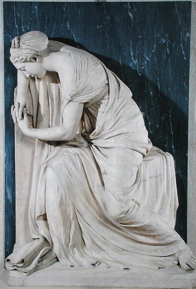 Sorg (marmor) af Louis Claude Vassé