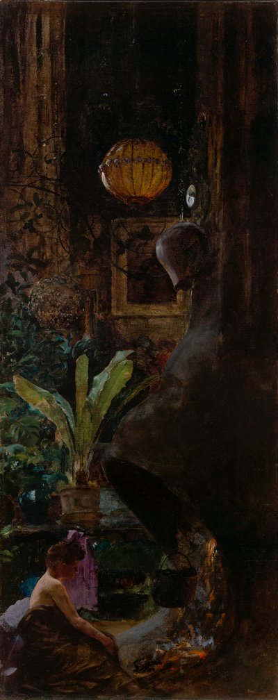 Et hjørne af 72nd Street Studio af Louis Comfort Tiffany