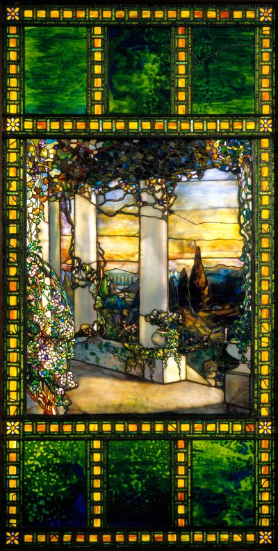 Vindue, ca. 1900 af Louis Comfort Tiffany