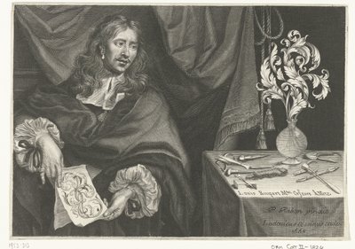 Titeltryk med portrættet af Louis Roupert Ornamenter til guldsmede (serietitel) af Louis Cossin