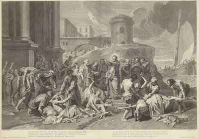 Kristus helbreder de syge af Louis Desplaces