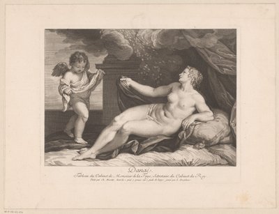 Jupiter og Danaë af Louis Desplaces