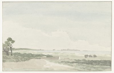 Udsigt over byen Gallipoli Fjernsyn over byen Gallipoli (titel på objektet) Rejser i Italien, Sicilien og Malta - 1778 (serietitel) af Louis Ducros