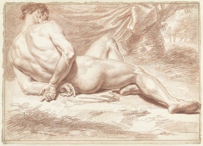 akademi nøgen af Louis Fabritius Dubourg
