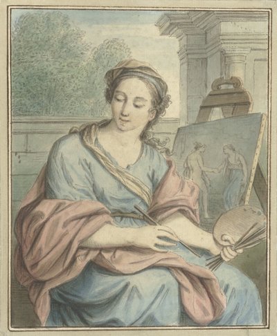 Kunsten at male af Louis Fabritius Dubourg