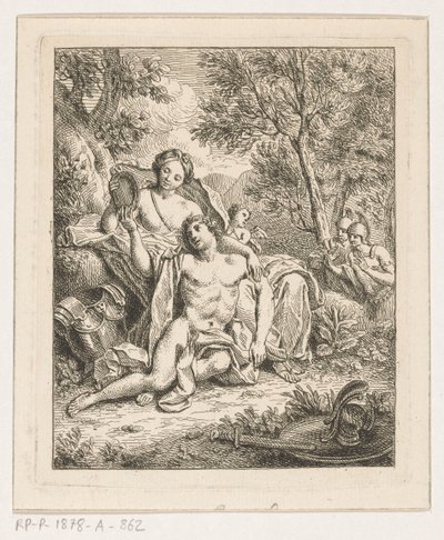 Rinaldo i Armida af Louis Fabritius Dubourg