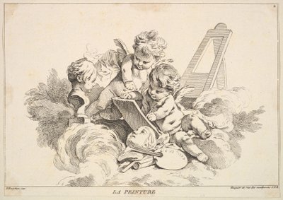 Maleri. af Louis Felix de la Rue