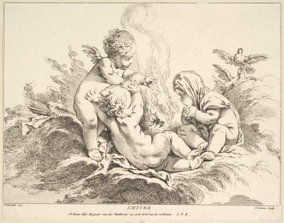 Vinter. af Louis Felix de la Rue