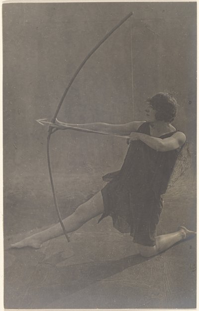 [Knælende bueskytte] af Louis Fleckenstein