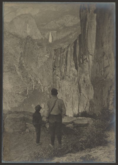 Nevada Falls fra Ledge Trail, Yosemite af Louis Fleckenstein